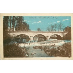 42 POUILLY-SOUS-CHARLIEU. Pont sur le Sornin 1929