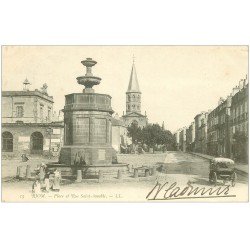 63 RIOM. Place et rue Saint-Amable 1904