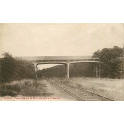 48 LOZERE. Passerelle sur la Nouvelle Voie aux Yvettes