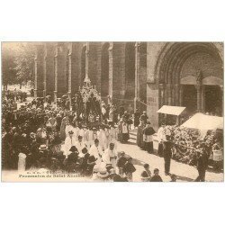 carte postale ancienne 63 RIOM. Procession de Saint-Amable 1931
