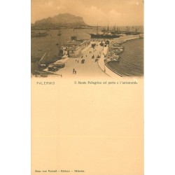 PALERMO. Il Monte Pellegrino col Porto e l'antemurale