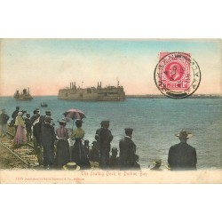 South Africa DURBAN 1907. The floating Dock in Durban Bay