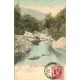 South Africa DURBAN 1907. A Creek in Natal avec personnage