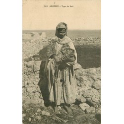 2 x cpa ALGERIE. Jeune femme avec son bébé et Mauresque 1905-1902
