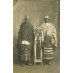 SENEGAL. Photo cpa de deux Sénégalaises en habits de cérémonie 1927