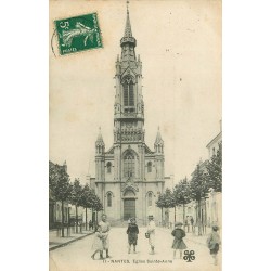 44 NANTES. Eglise Sainte-Anne vers 1908