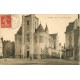 3 x cpa 49 ANGERS. Eglise Notre-Dame, la Maine et Hôtel Pincé vers 1910