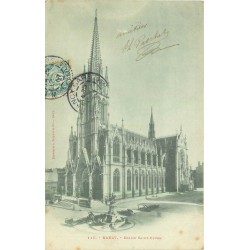 2 x cpa 54 NANCY. Eglise Saint-Epvre et Palais Ducal Musée Lorrain 1907