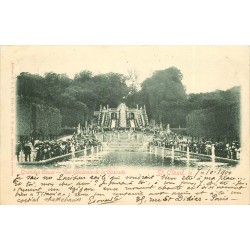 2 x cpa 92 SAINT-CLOUD. Cascade Grandes Eaux et Bassin du Fer à Cheval 1900-1902