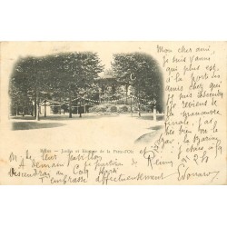 4 x cpa 51 REIMS. Kiosque Patte-d'Oie, Choeur Tombeau Saint-Remi Cathédrale, Chasse Eglise vers 1901