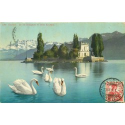 5 x cpa sur la SUISSE. Clarens, Lac Léman, Cervin, Bern et Zürichsee