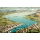 5 x cpa sur la SUISSE. Clarens, Lac Léman, Cervin, Bern et Zürichsee