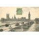 2 x cpa LONDON. Thames Towerbridge 1903 et Westminster Bridge of Parliament