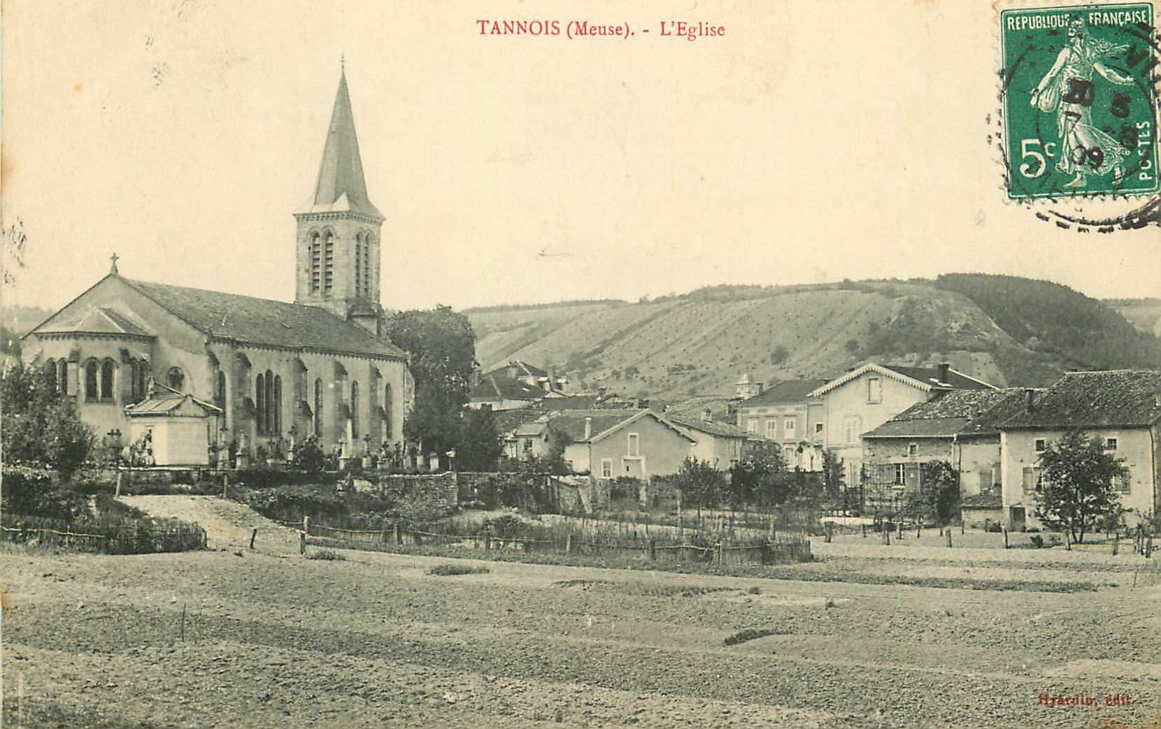 55 TANNOIS. L'Eglise 1909