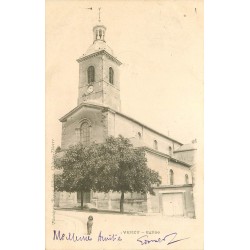 51 VERSY. Eglise et chien 1902
