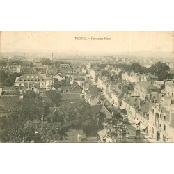 10 TROYES. Panorama, Monument Enfants Aube, Jardins Rocher Vallée Suisse, Calvaire Eglise St-Nicolas 1904