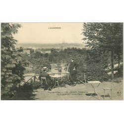 carte postale ancienne 63 ROYAT. Panorama de Clermont vu du Parc