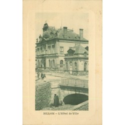 63 BILLOM. Hôtel de Ville animation 1922