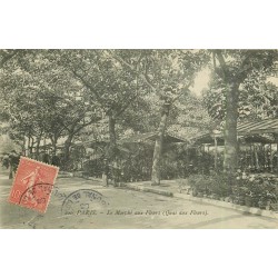 PARIS 04. Le Marché aux Fleurs 1906