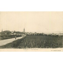 69 LANCIE. Cultivateur à la sortie du Village vers 1900