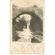 carte postale ancienne 63 SAILLANT. Pont Cascade Puy d'Eraigne 1903