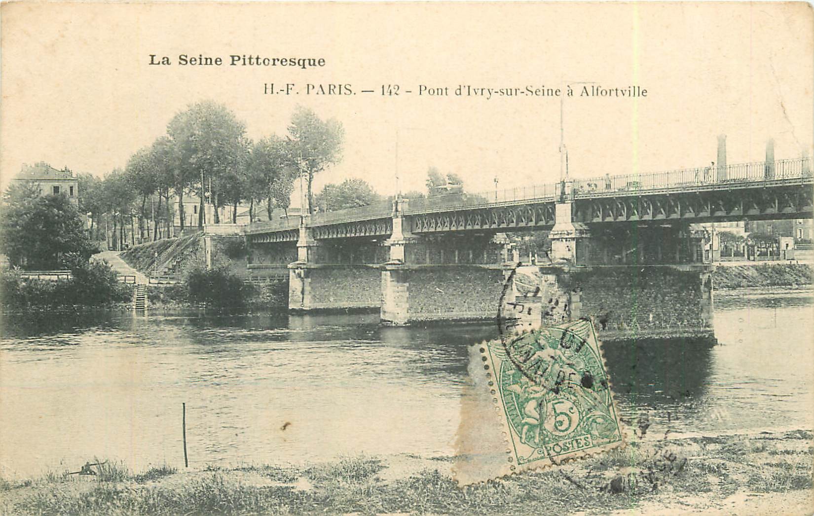 94 ALFORTVILLE. Pont d'Ivry-sur-Seine 1907
