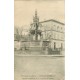 2 cpa 63 CLERMONT-FERRAND. Eglise Minimes, Grand Hôtel de la Poste et Fontaine Amboise 1923