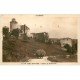 carte postale ancienne 63 SAINT-DIER. Château de Boissonnelle et charrette de foin 1935