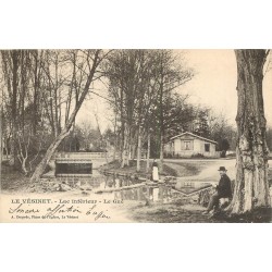 2 cpa 78 LE VESINET. Gué du Lac inférieur et Temple Protestant 1905