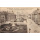 2 cartes BRUXELLES. Place Martyrs et Château des Ducs de Brabant 1923