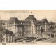 2 cartes BRUXELLES. Place Martyrs et Château des Ducs de Brabant 1923