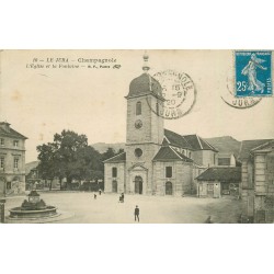 39 CHAMPAGNOLE. Eglise et Fontaine 1920