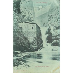 Vers 1900 carte précurseur 46 Le Moulin du Saut de nuit