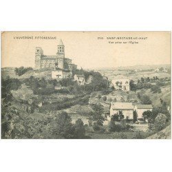 carte postale ancienne 63 SAINT-NECTAIRE-LE-HAUT. L'Eglise 1908