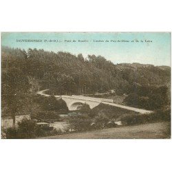 carte postale ancienne 63 SAUVESSANGES. Pont du Bandier