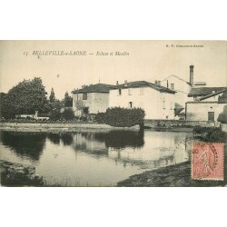 69 BELLEVILLE-SUR-SAONE. Ecluse et Moulin 1906