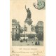 PARIS 10° Statue de la République avec ramasseur de crottes 1905