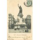 PARIS 10° Statue de la République avec ramasseur de crottes 1905