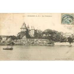 44 PORNIC. Le Château et Sortie du Port 1906