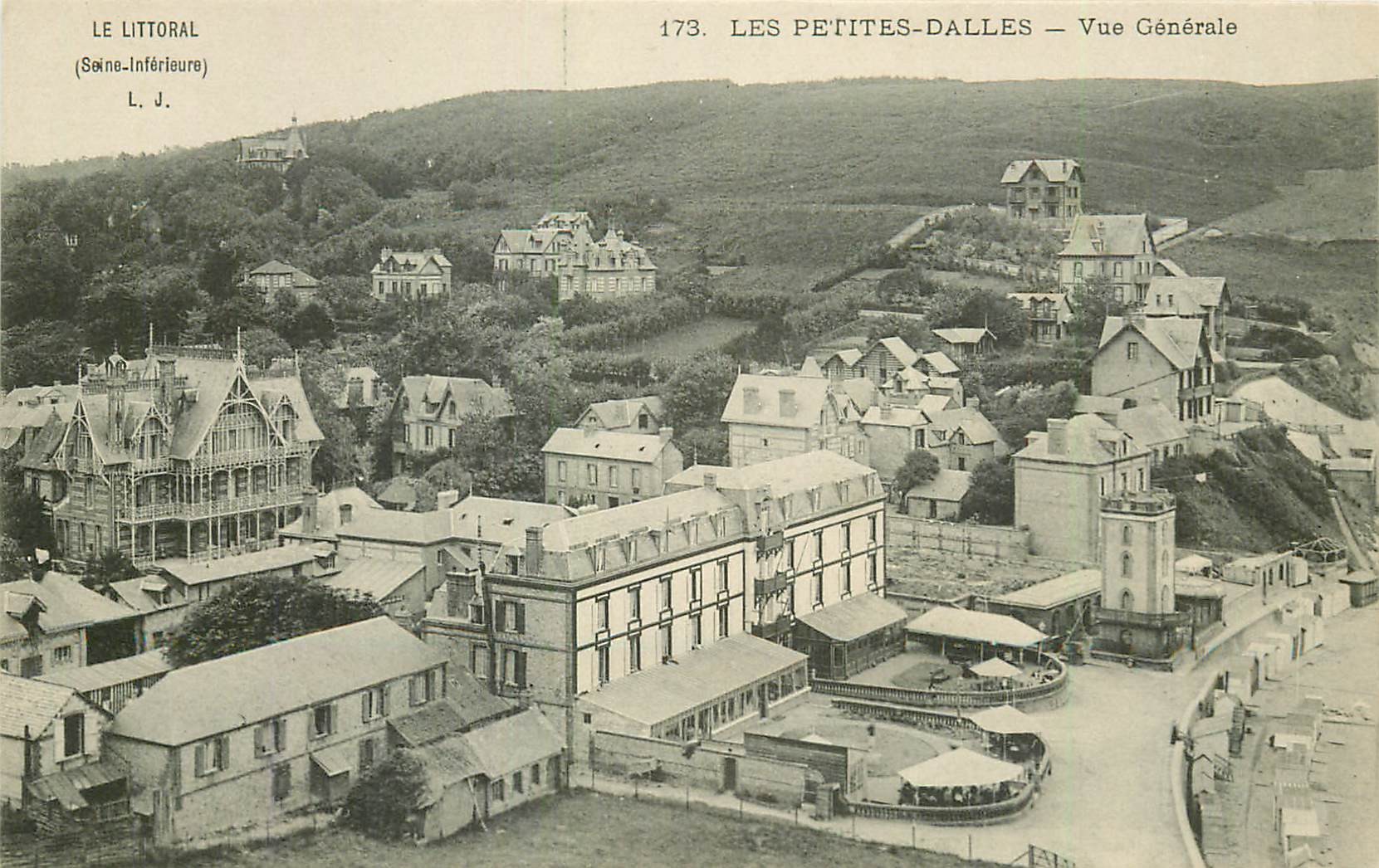 76 LES PETITESDALLES. Vue sur la Ville — free download