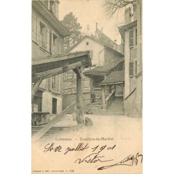 LAUSANNE. Escaliers du Marché 1901