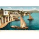 Judaïca TIBERIADE. Vue prise du Lac