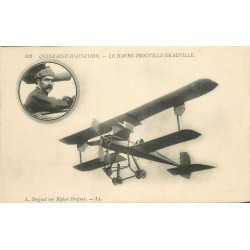 AVIATION AVIATEURS. Le Havre Trouville Deauville. Bréguet sur Biplan