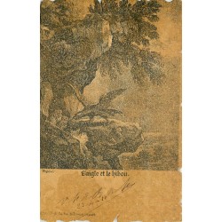 Fables de La Fontaine 1911. L'AIGLE ET LE HIBOU