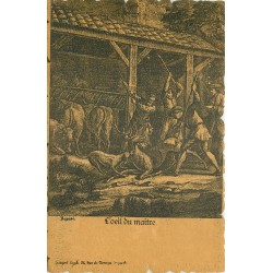 Fables de La Fontaine 1911. L'OEIL DU MAÎTRE