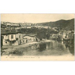 carte postale ancienne 63 THIERS. Vue du Pont du Moutier