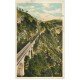 carte postale ancienne 63 VALLEE DE LA DUROILE. Train sur Viaduc de la Roche Noire