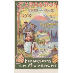 63 CLERMONT FERRAND. Excursions en Auvergne Exposition 1910