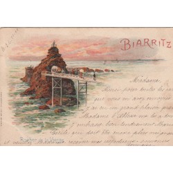 64 BIARRITZ. Rocher de la Vierge 1901