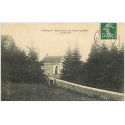 carte postale ancienne 63 VIVEROLS. Monument Granet à la Combe vers 1908